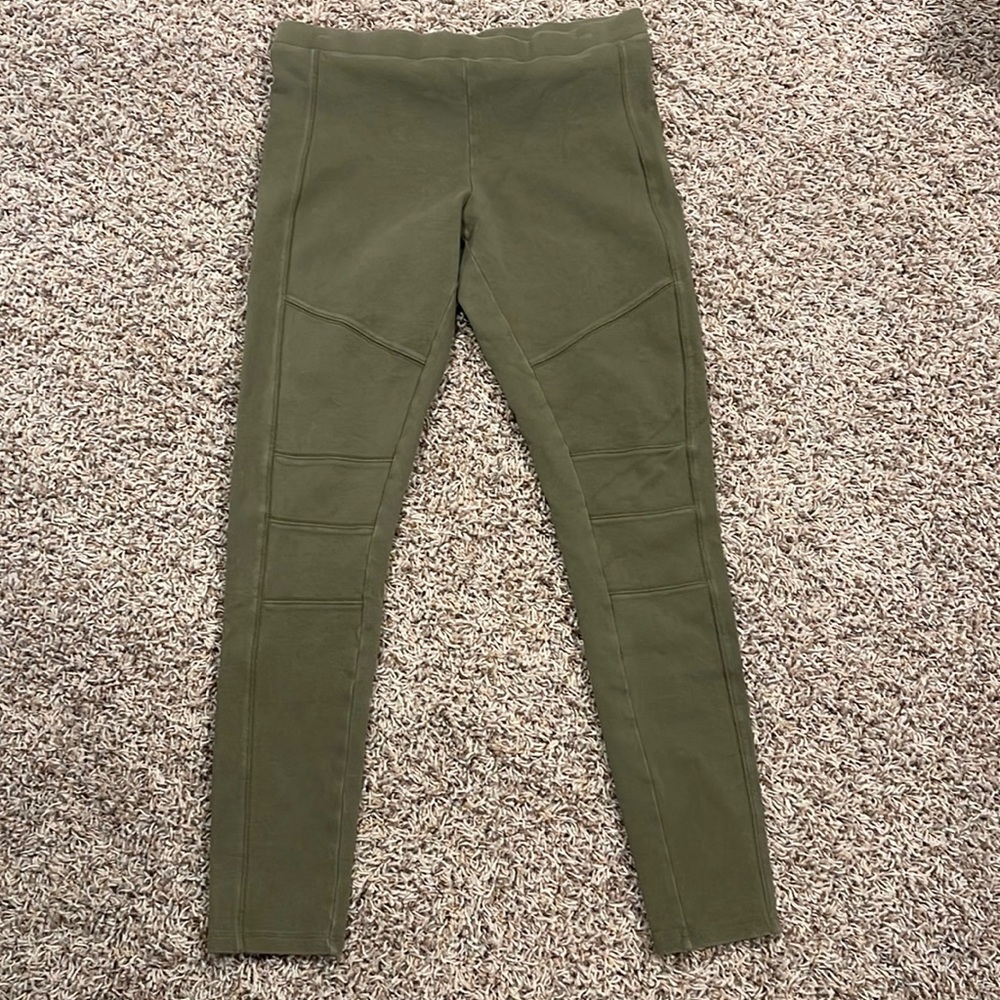 Express Olive Green Leggings